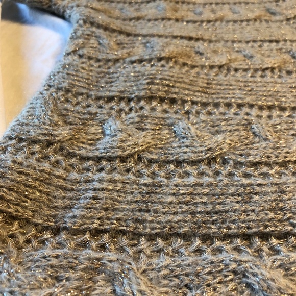 Express silver dolman sleeve cable-knit sweater - Picture 6 of 6